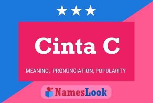 Cinta C Name Poster