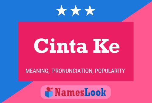 Cinta Ke Name Poster