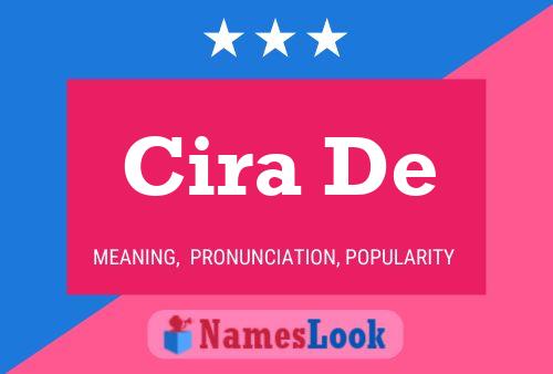 Cira De Name Poster