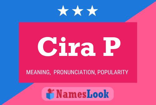 Cira P Name Poster