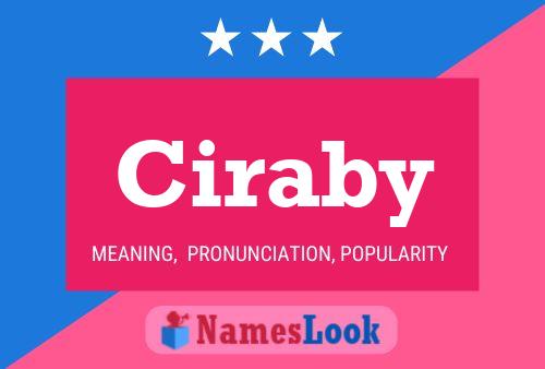 Ciraby Name Poster