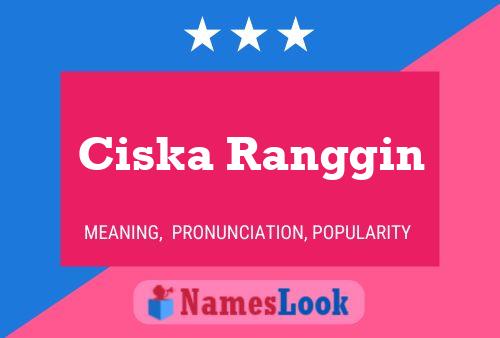 Ciska Ranggin Name Poster