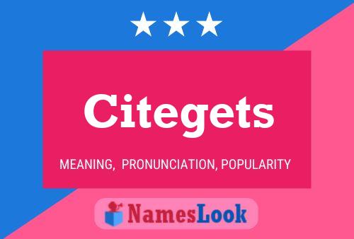 Citegets Name Poster