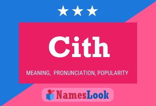 Cith Name Poster