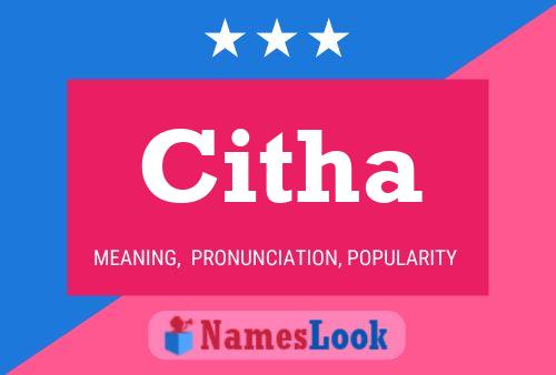 Citha Name Poster