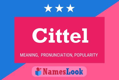 Cittel Name Poster