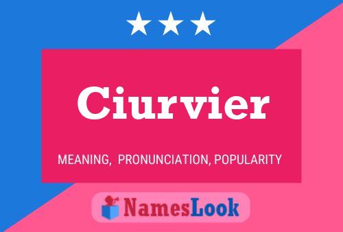 Ciurvier Name Poster