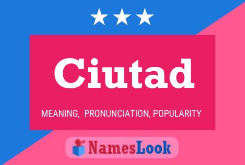 Ciutad Name Poster