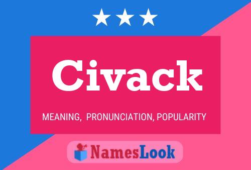 Civack Name Poster