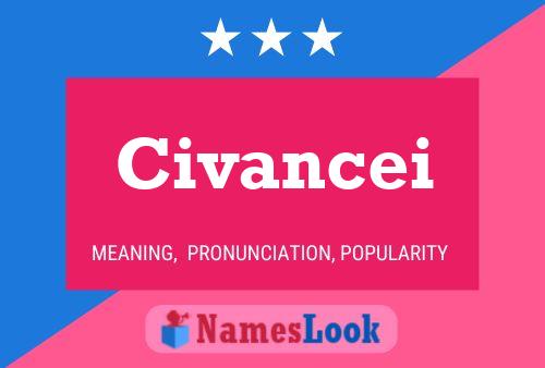 Civancei Name Poster