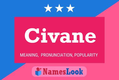 Civane Name Poster