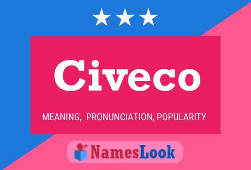 Civeco Name Poster