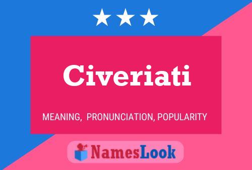 Civeriati Name Poster