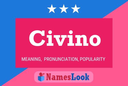 Civino Name Poster