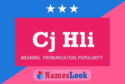 Cj Hli Name Poster