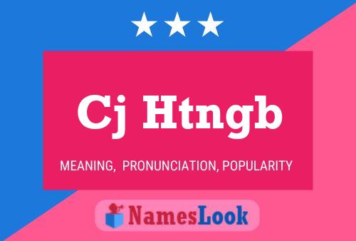 Cj Htngb Name Poster