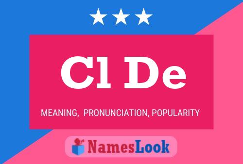 Cl De Name Poster