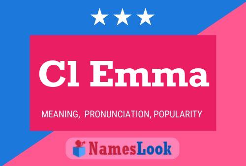 Cl Emma Name Poster