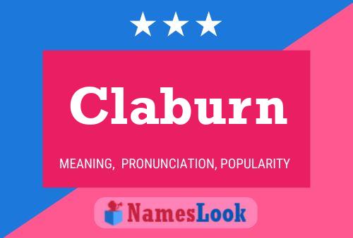 Claburn Name Poster