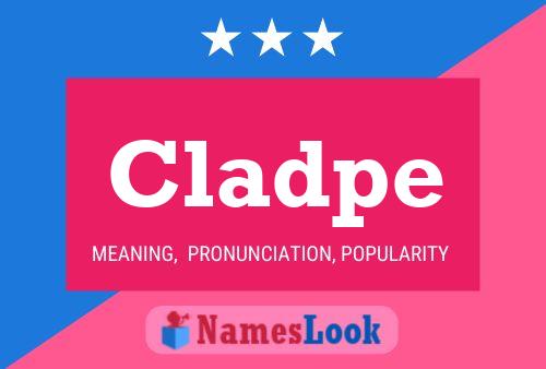 Cladpe Name Poster