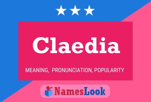 Claedia Name Poster