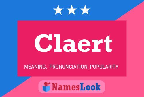 Claert Name Poster