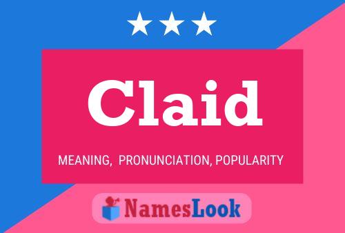 Claid Name Poster