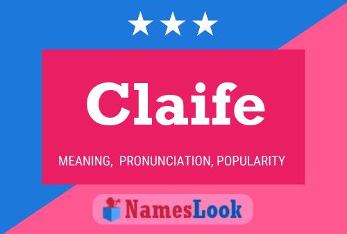 Claife Name Poster