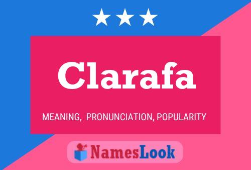 Clarafa Name Poster