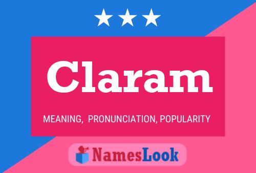 Claram Name Poster