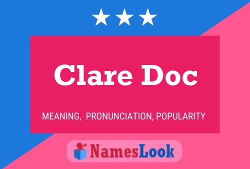 Clare Doc Name Poster