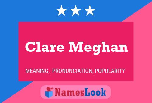 Clare Meghan Name Poster