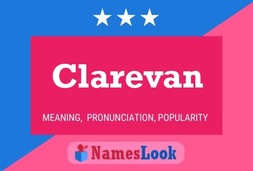 Clarevan Name Poster