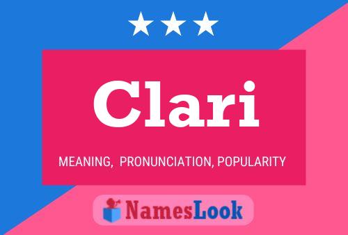 Clari Name Poster