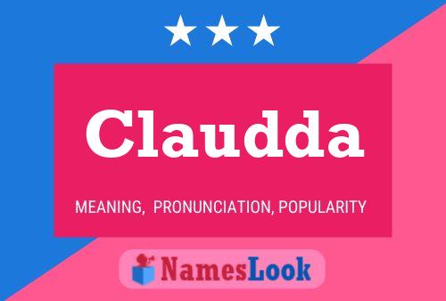 Claudda Name Poster