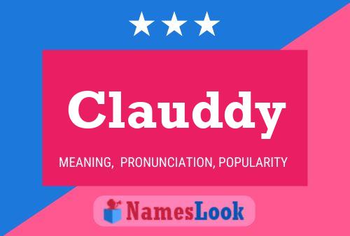 Clauddy Name Poster