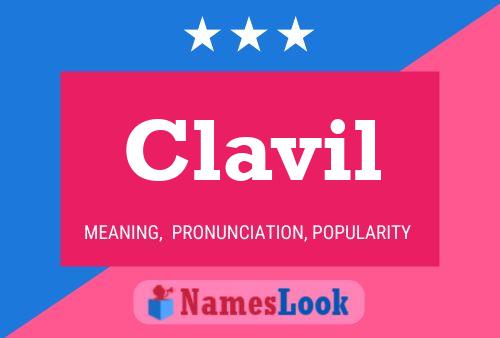 Clavil Name Poster