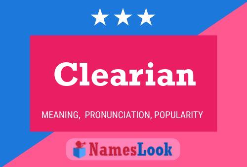 Clearian Name Poster