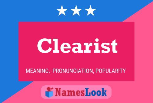 Clearist Name Poster