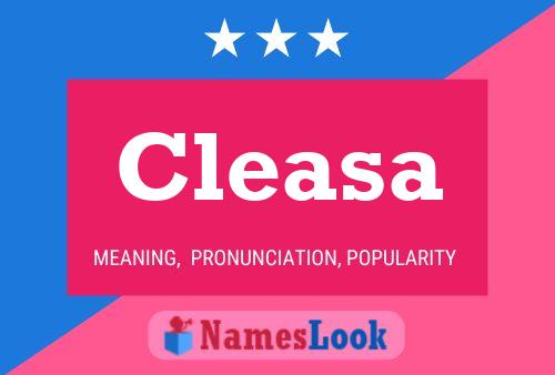 Cleasa Name Poster