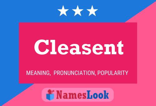 Cleasent Name Poster