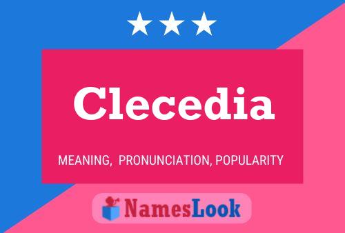 Clecedia Name Poster