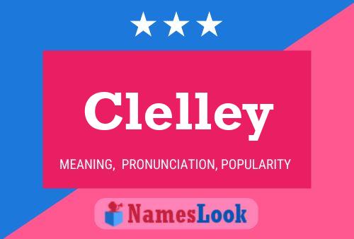 Clelley Name Poster