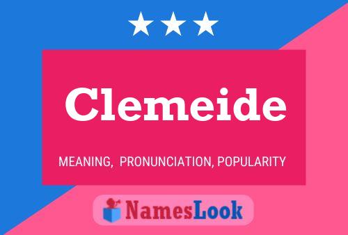 Clemeide Name Poster