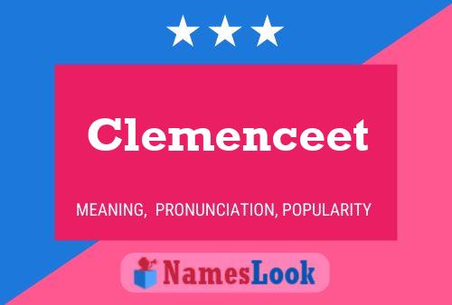 Clemenceet Name Poster