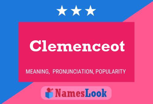 Clemenceot Name Poster