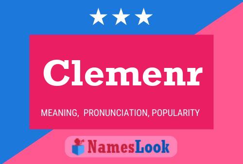 Clemenr Name Poster