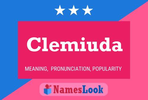 Clemiuda Name Poster