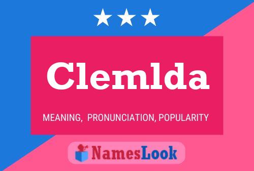 Clemlda Name Poster