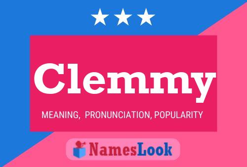 Clemmy Name Poster